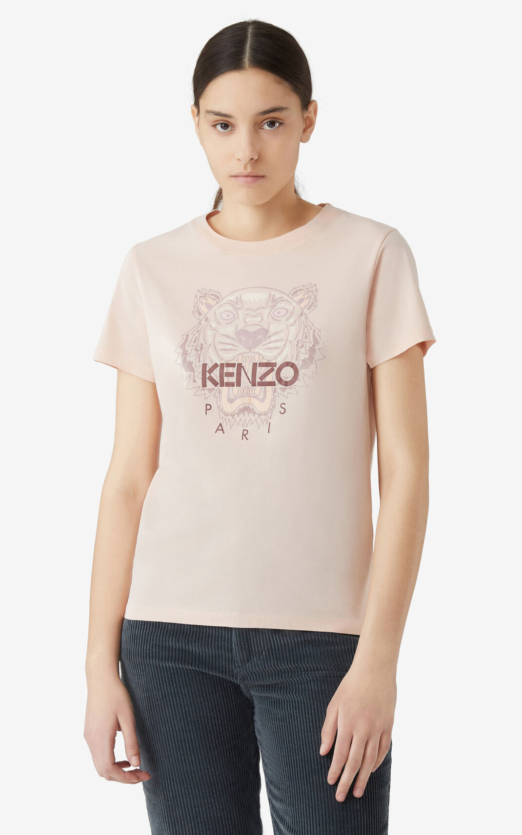 Camiseta Kenzo Tiger Feminino - Rosa | 306KAYCGH